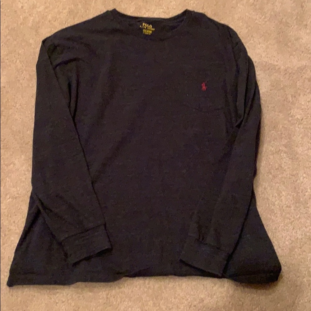 Grey Ralph Lauren long tee shirt